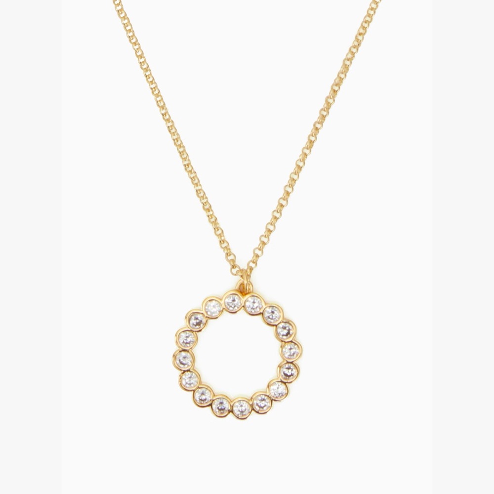 Kate Spade Full Circle Mini Pendant Necklace NWT